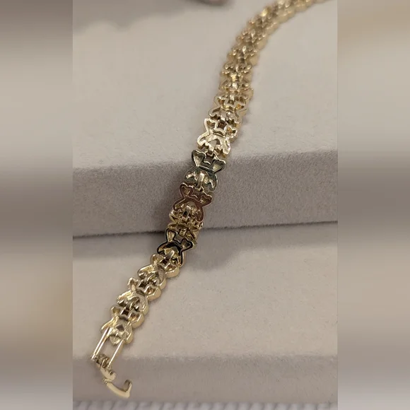 7" Gold Chain Bracelet - Picture 7 of 8